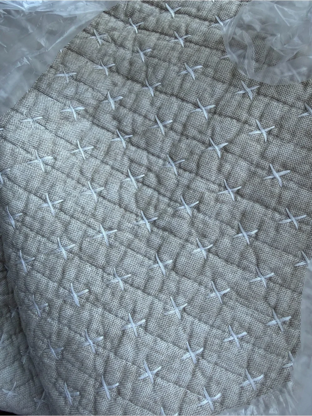 *New* LEVTEX Cross Stitch Quilt Set, Twin/Twin XL